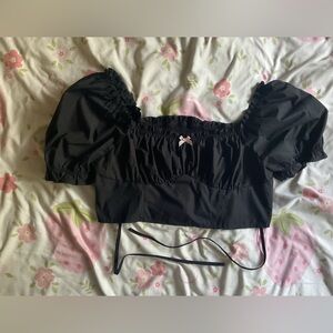 Forever 21 Elegant Black Blouse